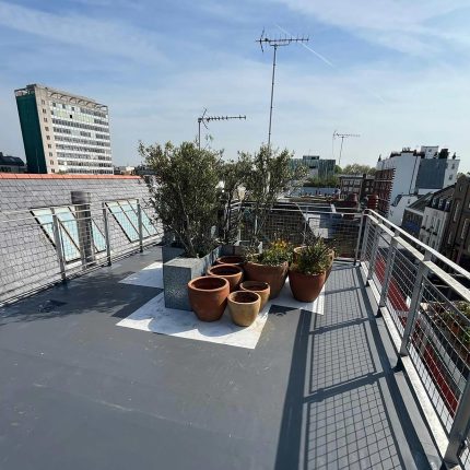 flat Roofer Conversion london Sika Garland Roofing Systems Balcony Roof Terrace Builder Designer Contractor Planning Permission Building Regulations