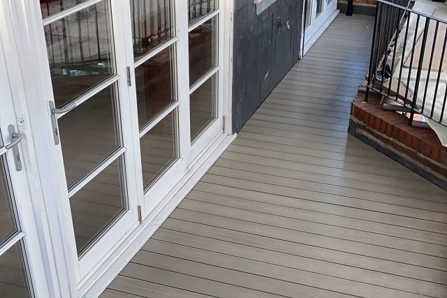 Composite Decking Felt Roof System West Hampstead London Rooftop Builder Designer Contractor Planning Terrace Specialist.