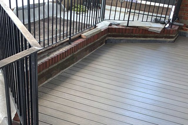 Roof Garden Terrace Roofing Company Builders Richmond Flat Roof Composite Decking.