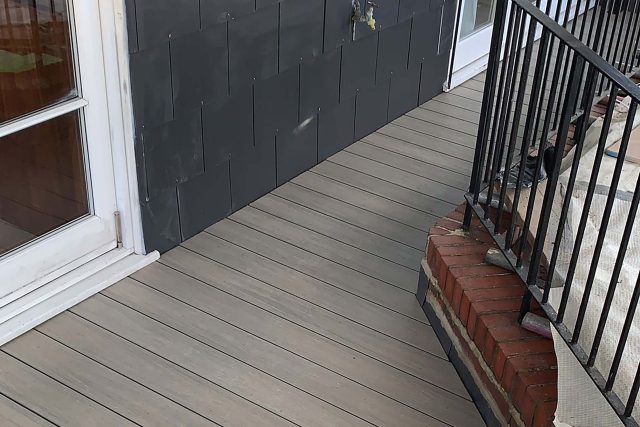 Roof Garden Terrace Roofing Company Builders Richmond Flat Roof Composite Decking, new composition deckingfull design and refurbishment.