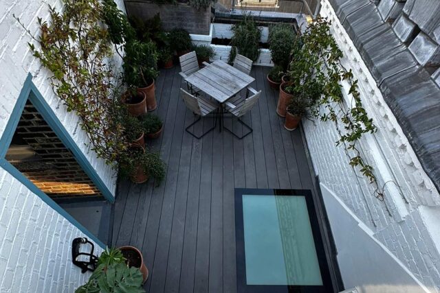Millboard decking installers garden roof terrace builders flat roofer in London, represents the pinnacle of outdoor flooring technology.