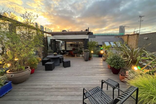 Flat roof conversion expert specialists terrace roof garden builder Shoreditch London