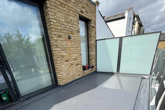 Flat roof conversion terrace builders in Queens Park London, a specialised referral focused on rectifying a failing outdoor space.