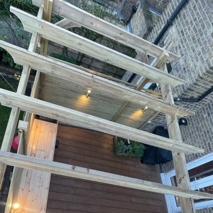 Flat roof conversion terrace garden builder Chiswick London, this project centered on the converting a compact, premium outdoor living space.